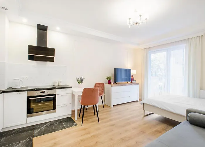 Lägenhet Aparthouse Deluxe Łódź