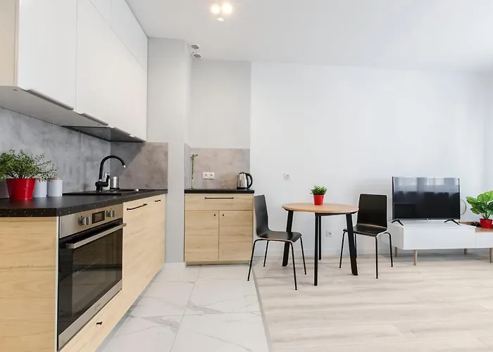 Lägenhet Aparthouse Deluxe Łódź