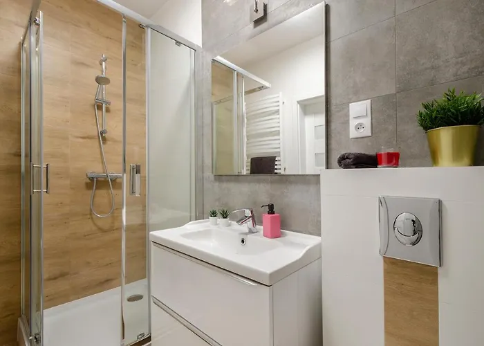 Lägenhet Aparthouse Deluxe Łódź