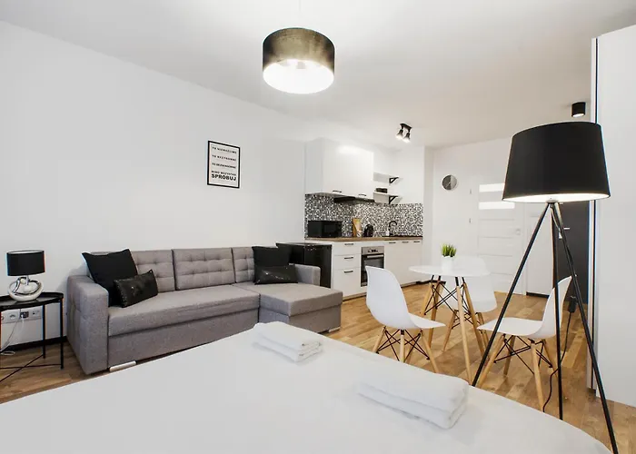 Lägenhet Aparthouse Deluxe Łódź